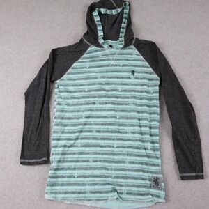 Lions Crest English Laundry Hoodie Shirt Mens Small Pullover Raglan Long Sleeve